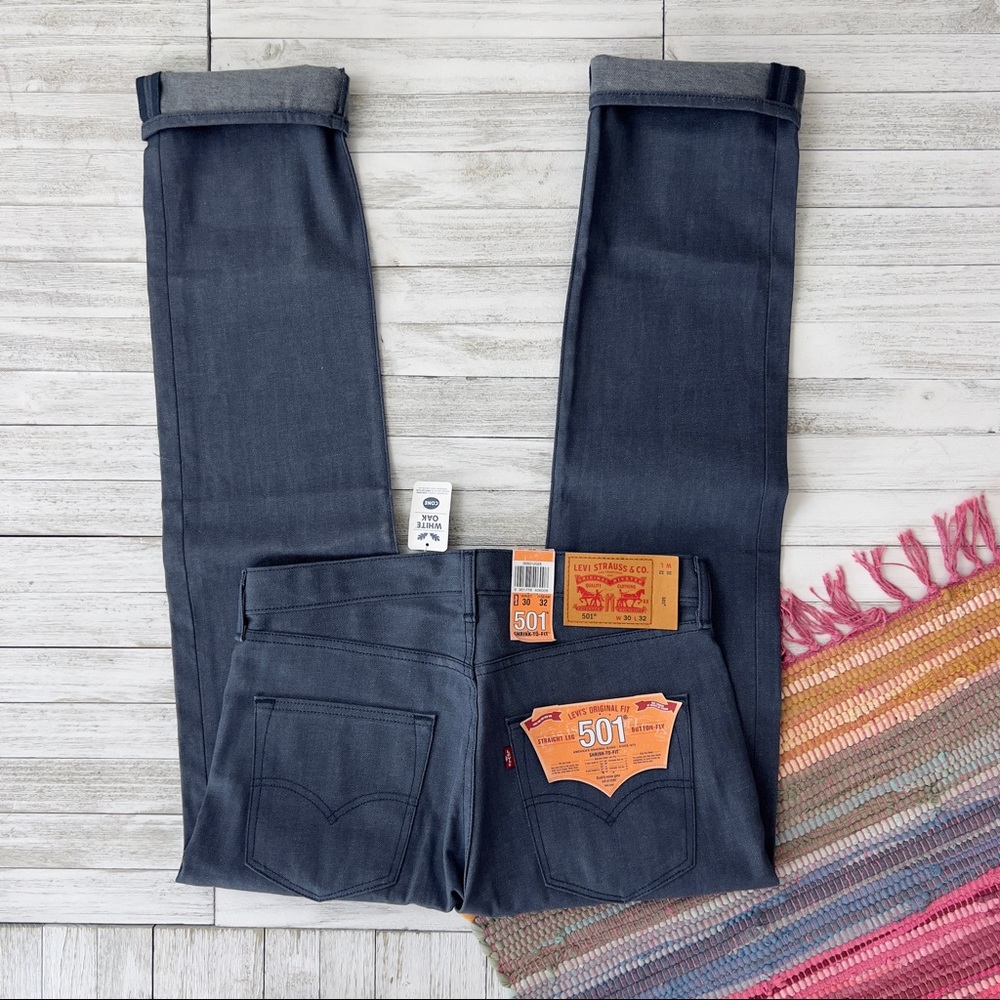 Levis 501 White Oak Cone Denim Shrink To Fit 00501-0208 - Picture 13 of 17
